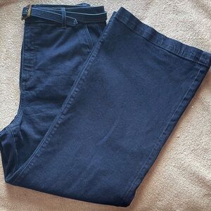 Ann Taylor 12 Denim Wide Leg Jeans